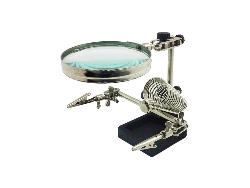 Helping Hand with Magnifier and Soldering Stand