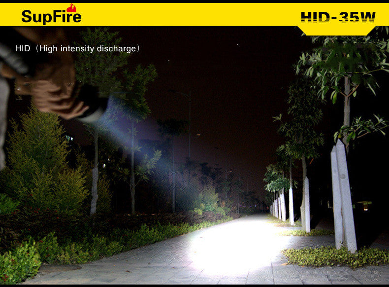 Superfire 4500 Lumens 35W HID Xenon Flashlight Torch – Evertronics