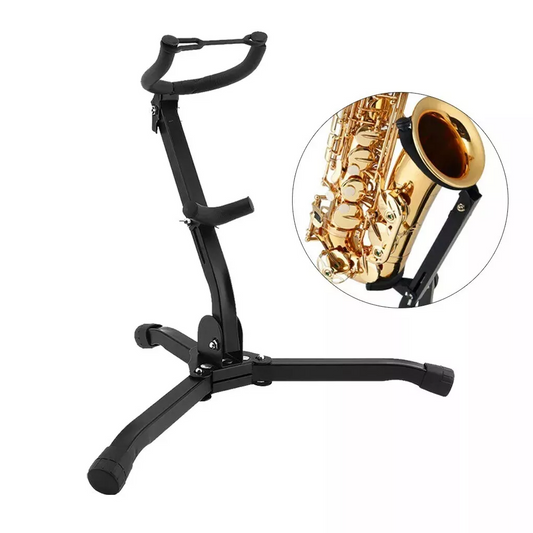 Saxophone Stand Tripod Folding Holder for Alto Tenor Sax Portable Rack Easy YS156