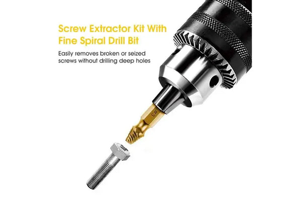 6pcs Damaged Screw Extractor (FS12) Speed Out Drill Bits Set Broken Bolt Remover