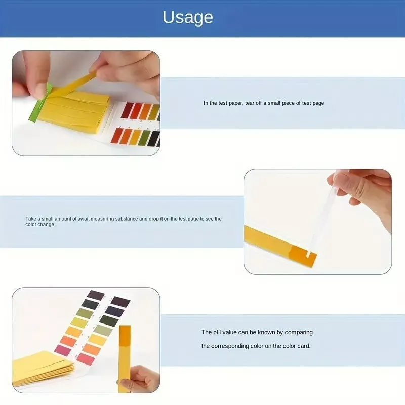 Professional 1-14 PH Litmus Paper Ph Test Strips Water Cosmetics Soil Acidity YS132