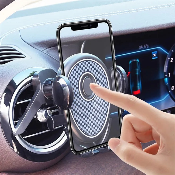 Easy Control Clamp Car Phone Holder For Round/Horizontal/Vertical All Air Vent (TS11)