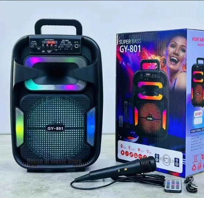 New Arrival Party Speaker Portable Bluetooth with Mic Karaok