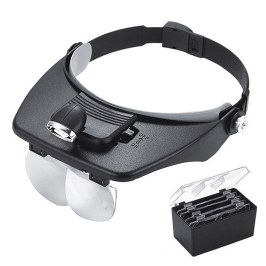 Head Mounted Magnifying Glass Lens Magnifier 81001-A (QS211)