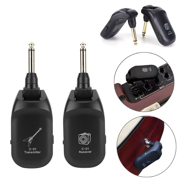 Guitar Wireless System Transmitter (MS36) Rechargeable For Electric Drum Violin Mono