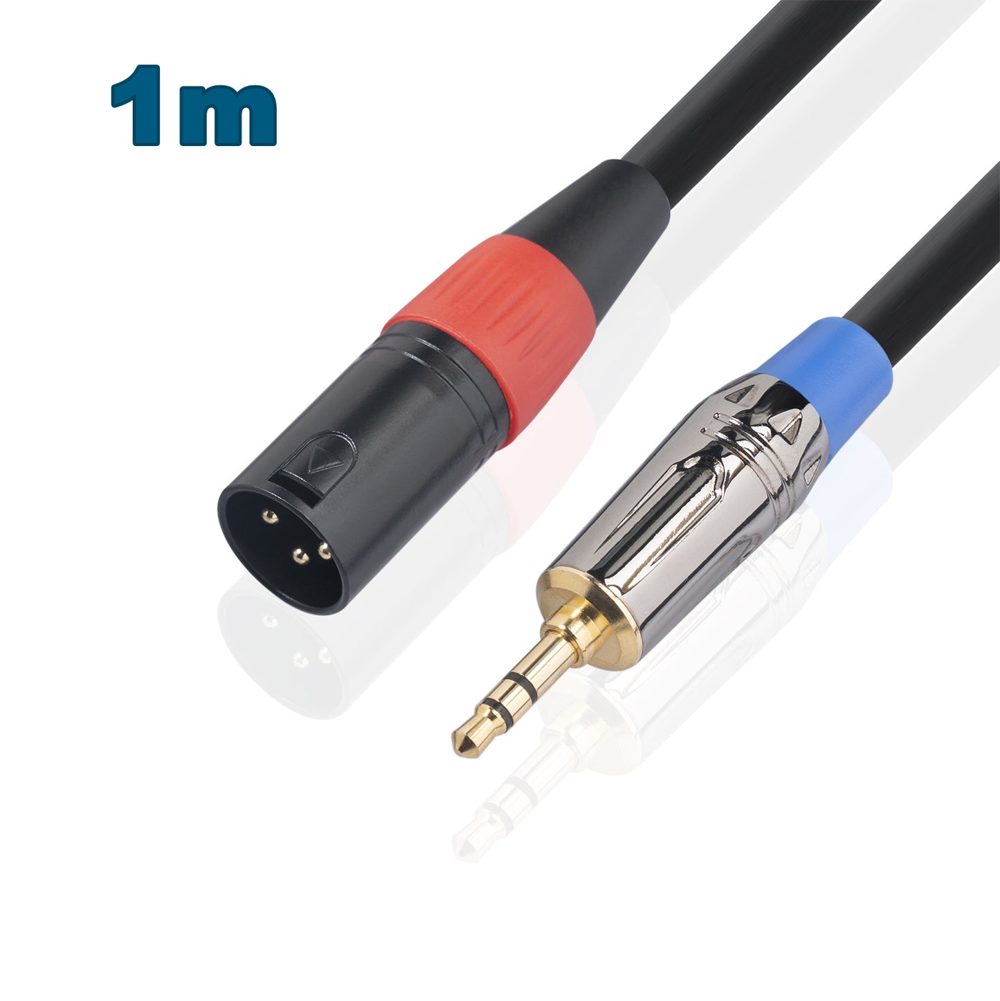 3.5mm to XLR 3Pin Male Cable 1/8" Male TRS Audio Converter Stereo Adapter Cord