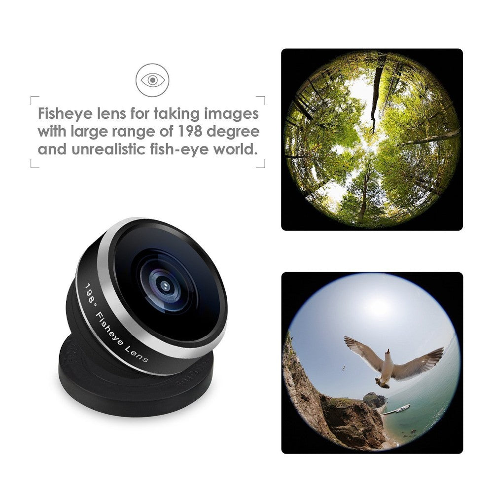 APEXEL 5 in 1 Camera Lens Kit (LS04) For iPhone Android Phone