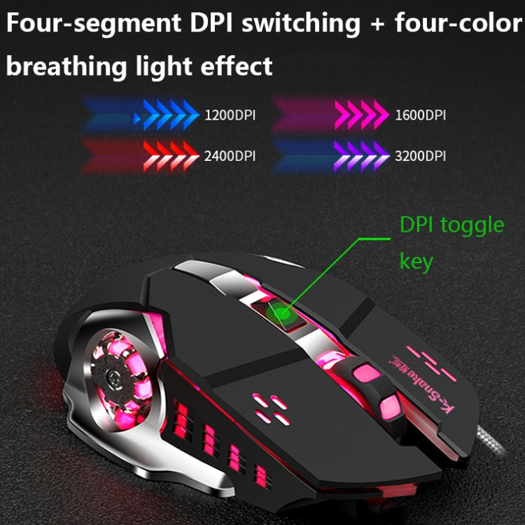 K-Snake Q5 Wired Game mouse