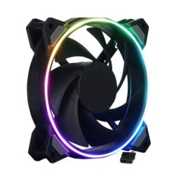 120mm PC Cooling RGB Led FAN W/ 4 Pin Connector For PC Pros (HS88)