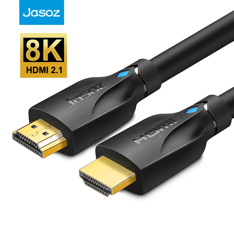 JASOZ 8K Ultra HD Premium HDMI Cable V2.1 3D High Speed Ethernet 1 2 3m