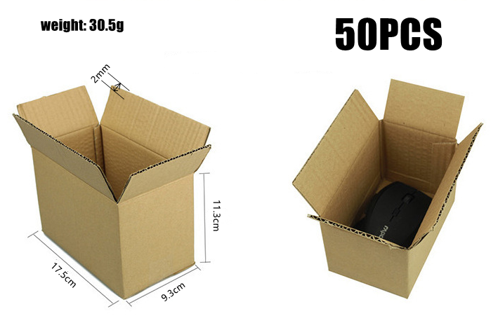 50pcs Mailing Boxes Small Medium Large Cardboard Brown Parcel Boxes Post For Business Pros