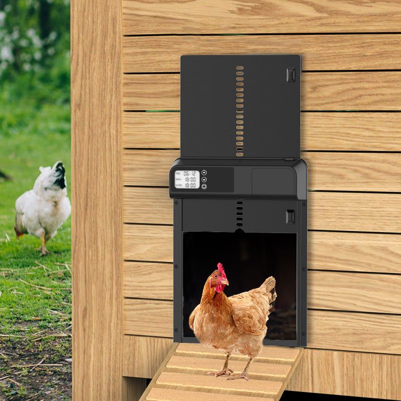 Automatic Waterproof Digital Chicken Coop Door W/Timer Tools