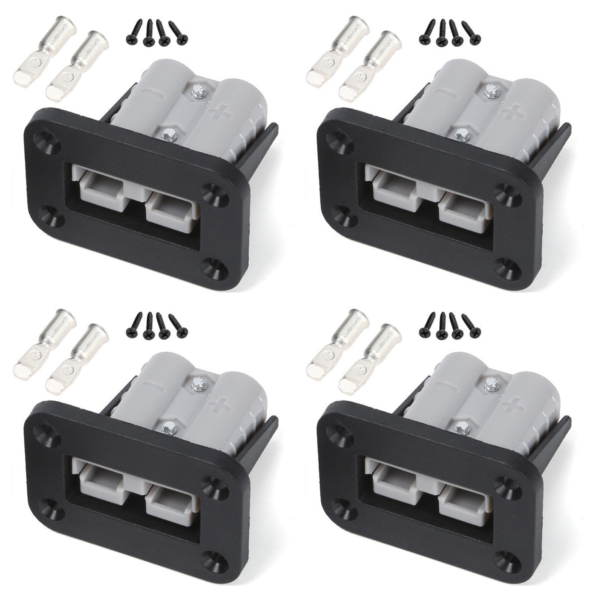 4PCS of Anderson Plug 50Amp With Mounting Bracket for Caravan For Car Pros (JS80)