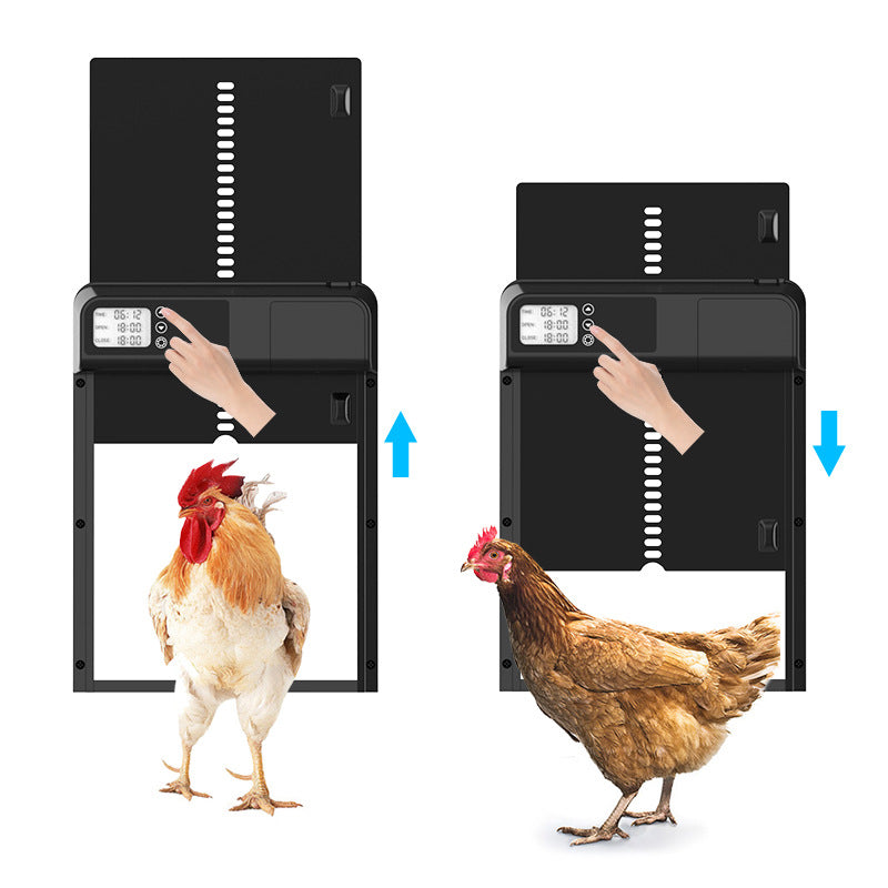 Automatic Waterproof Digital Chicken Coop Door W/Timer Tools