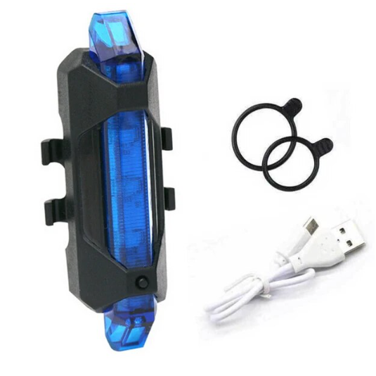 LED Bike Bicycle Tail Rear Light USB Rechargeable Warning Signal Lamp Waterproof Car（HS84)）