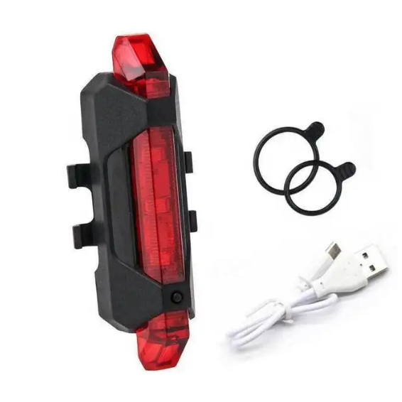 LED Bike Bicycle Tail Rear Light USB Rechargeable Warning Signal Lamp Waterproof Car（HS84)）