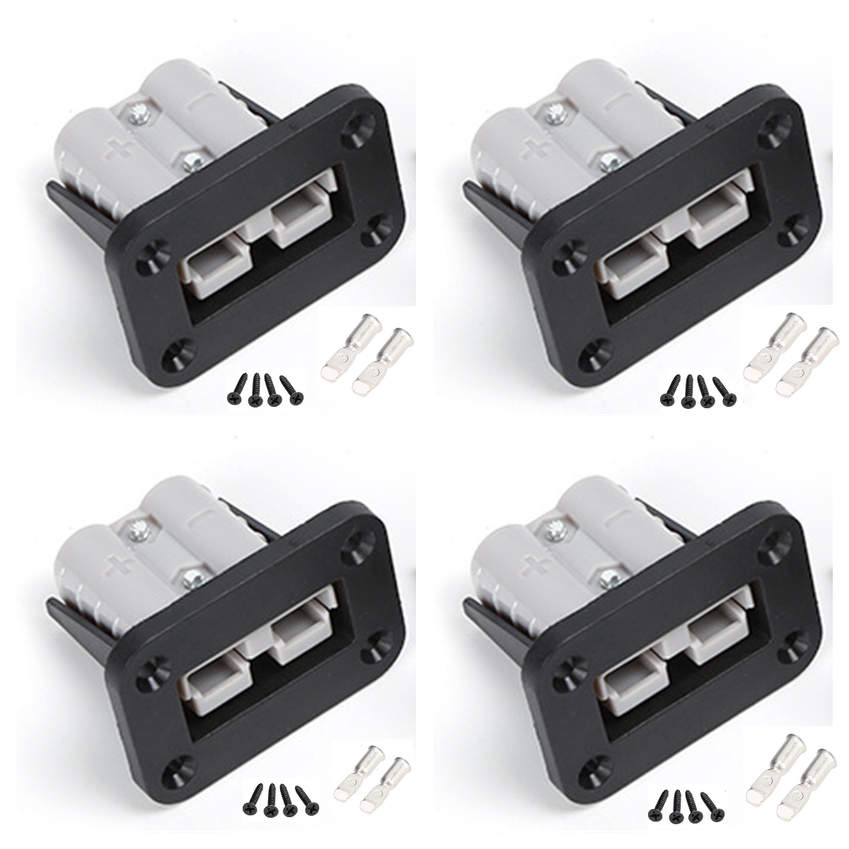 4PCS of Anderson Plug 50Amp With Mounting Bracket for Caravan For Car Pros (JS80)