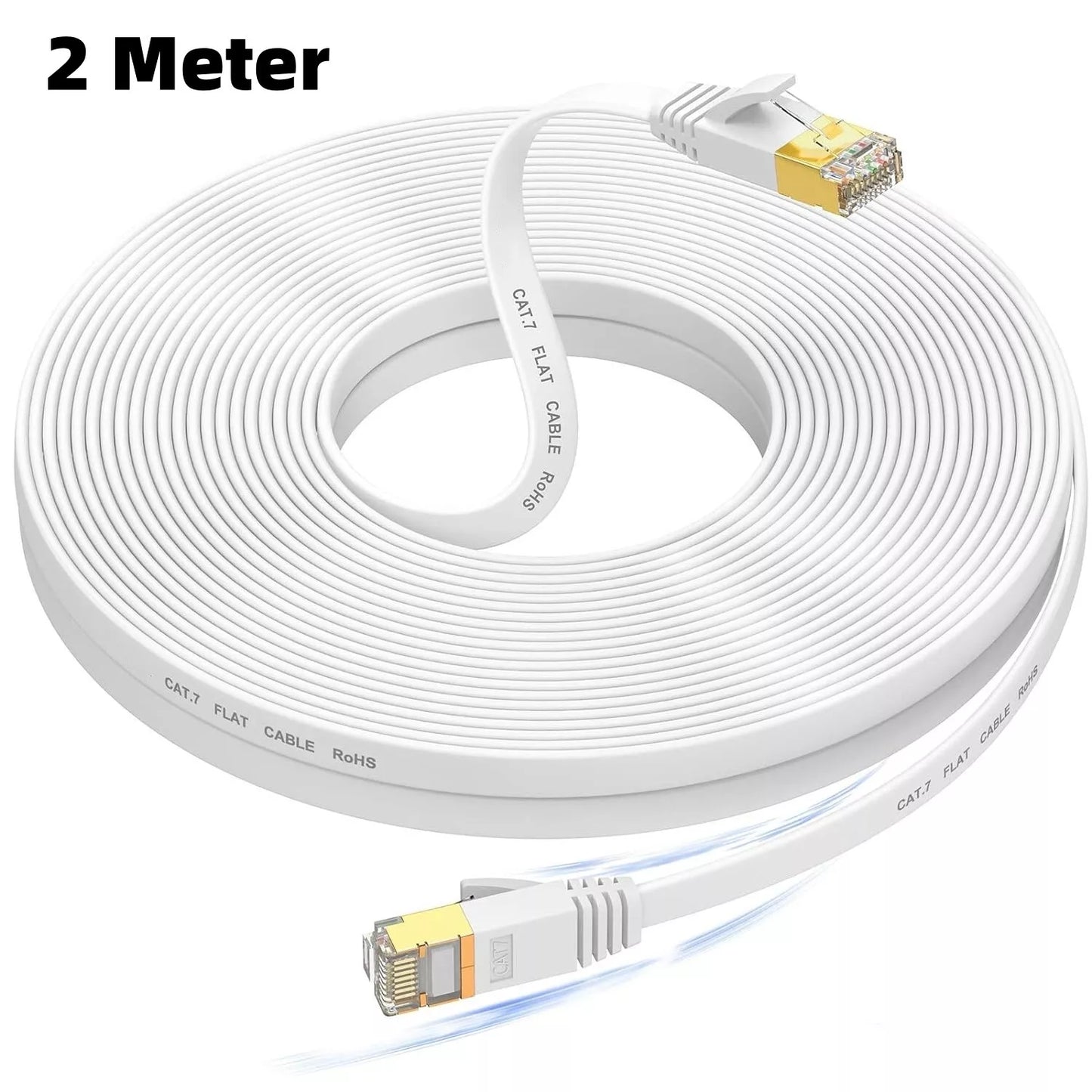 Cat 7 Ethernet Network Cable CAT7 LAN Internet 1M 2M 3Meter 10Gbs Fast Speed