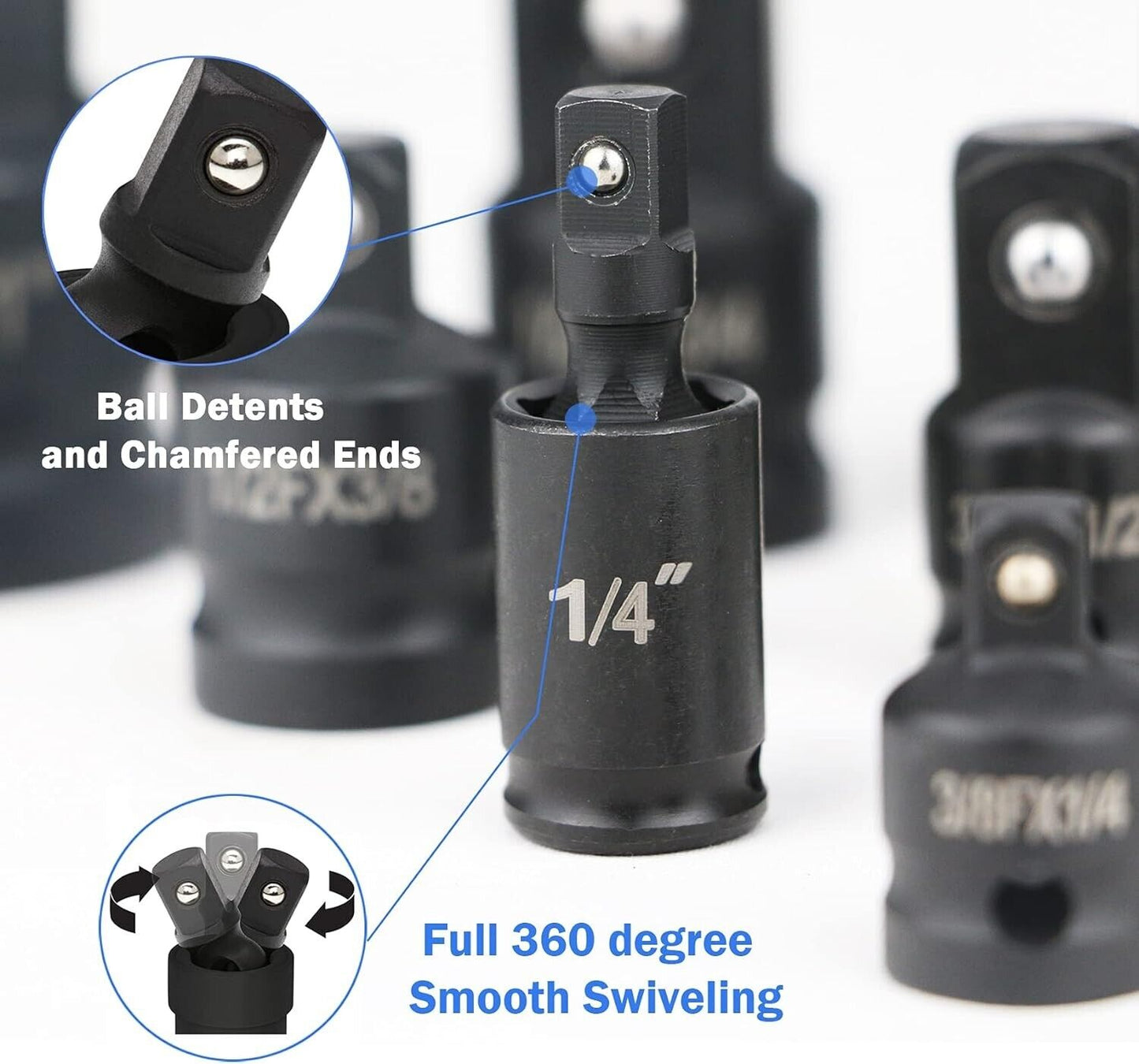 Impact Adapter and Reducer 11pcs tool Set VS26