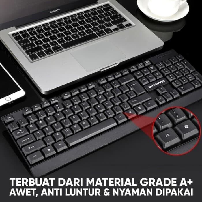 USB Wired Keyboard Black Corded D310 Multimedia KeyBoard Plug & Play For PC pros NS51