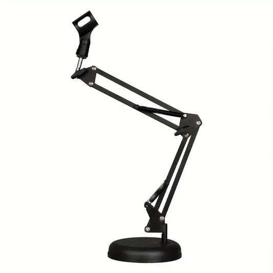 Folding Desktop Microphone Stand Adjustable Table Mic Cantilever Stand Live NS48