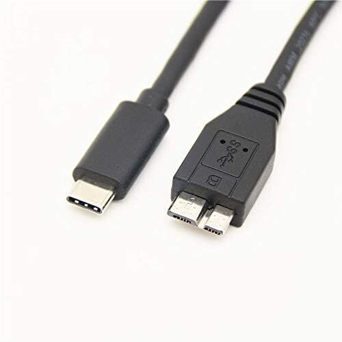 USB-C Type C USB 3.1 Male to Micro B USB 3.0 M/M External HDD Hard Drive Cable KS39-2