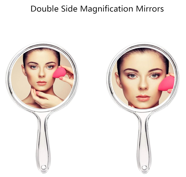 Hand Mirror Double-Sided 2X 1x Magnifying LS1.6-9