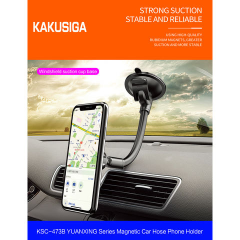 Kakusiga-473B Magnetic Car Long Flexi Arm Phone Holder (TS16)