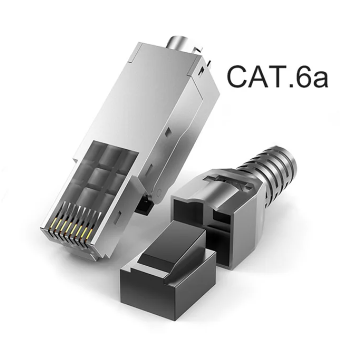 Rj45 Cat7 Cat6a Connector Tool Free Toolless Rj45 Termination Plug KS1-5