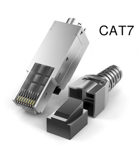 Rj45 Cat7 Cat6a Connector Tool Free Toolless Rj45 Termination Plug KS1-5