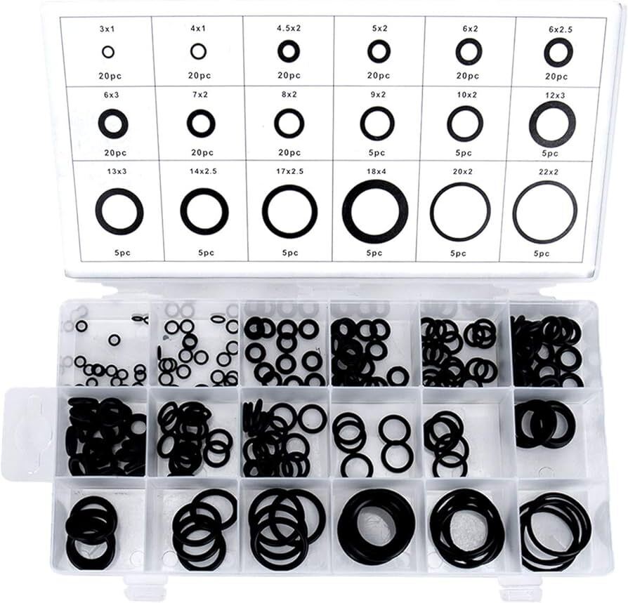 225Pcs Rubber O-Ring Set tool kit VS21