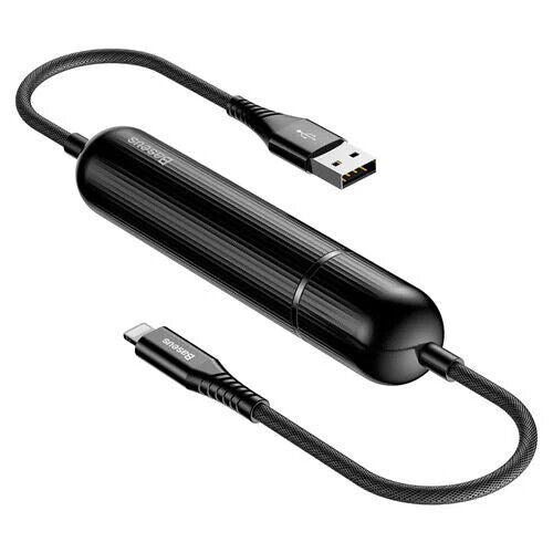 Baseus 2 in 1 2500mAh Power Bank with 1.2m 2.4A Cable For Apple Iphone Ipad ipod YS22