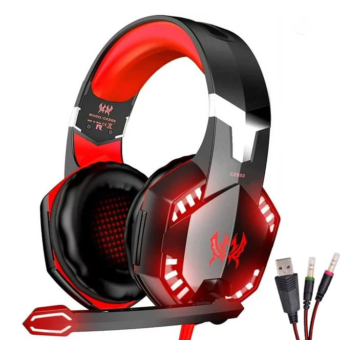 PC Gaming headset Computer headphones 3.5mm with Mic