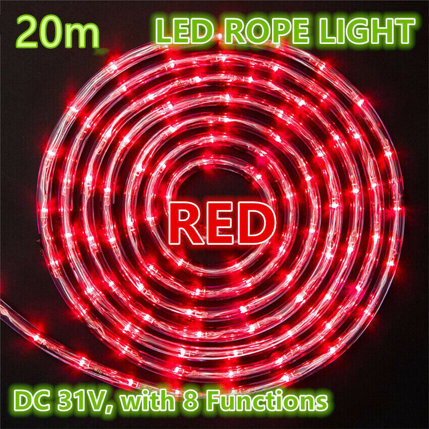 20M LED Rope Lights for Christmas