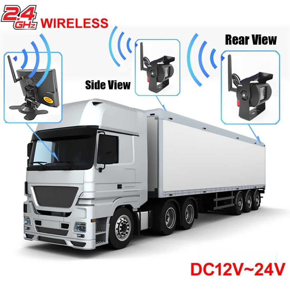 Wireless Truck Reversing Camera Kit 7" Screen