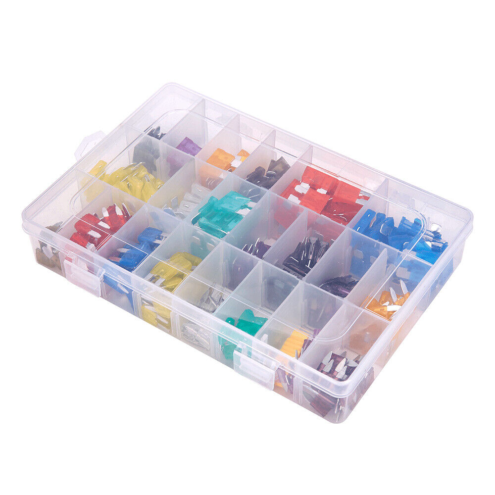 300pcs Car Blade Fuses Assortment Assorted Kit Blade Set Auto Truck Automotive For Car Pros