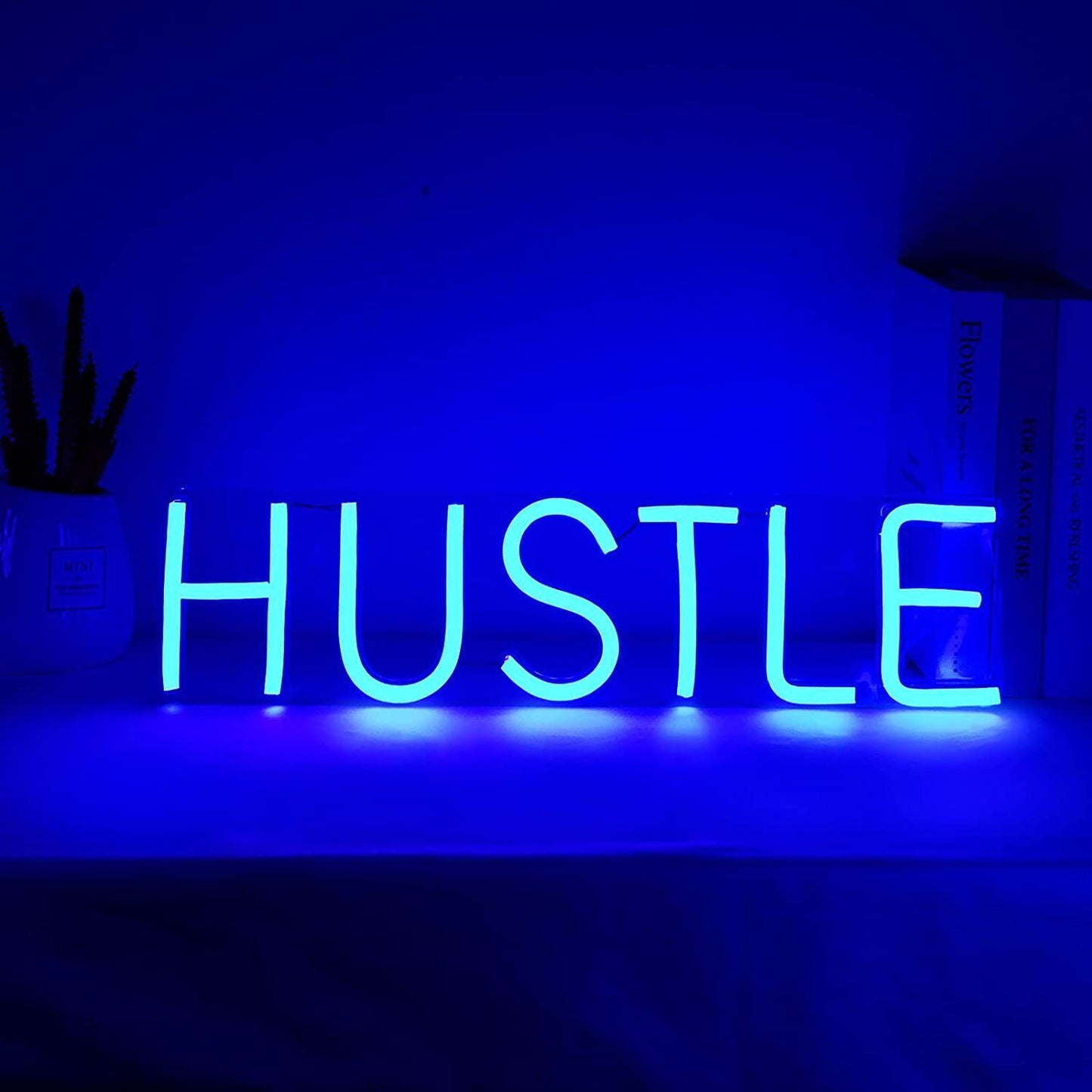 HUSTLE Neon LED sign USB Powered