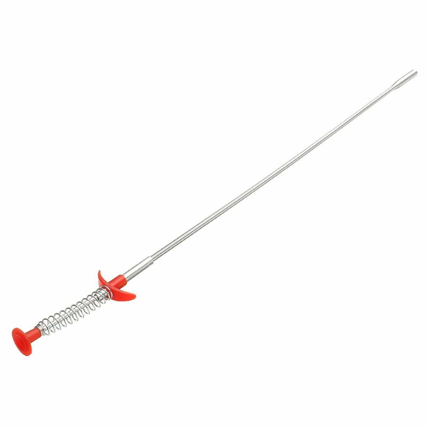 Flexible Spring Pick Up Tool Drain Unblock Stick Snake Cleaner Hair Remover 60cm (JS64)