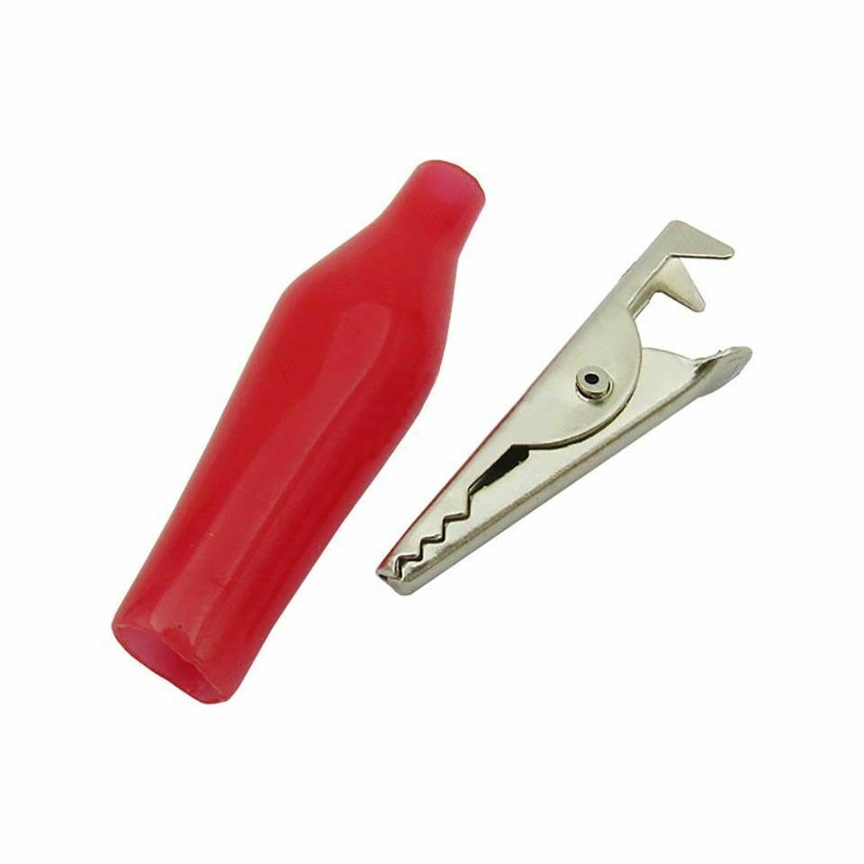 Small Medium Large Alligator Crocodile Clip Red&Black For Test Wire Connection Tool