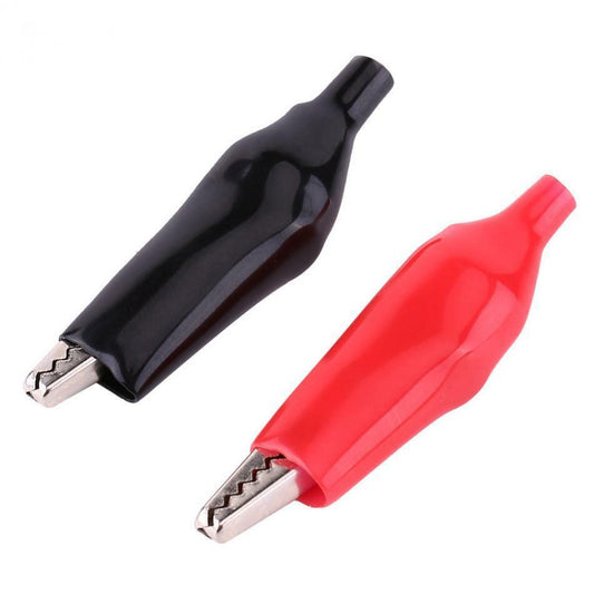 Small Medium Large Alligator Crocodile Clip Red&Black For Test Wire Connection Tool