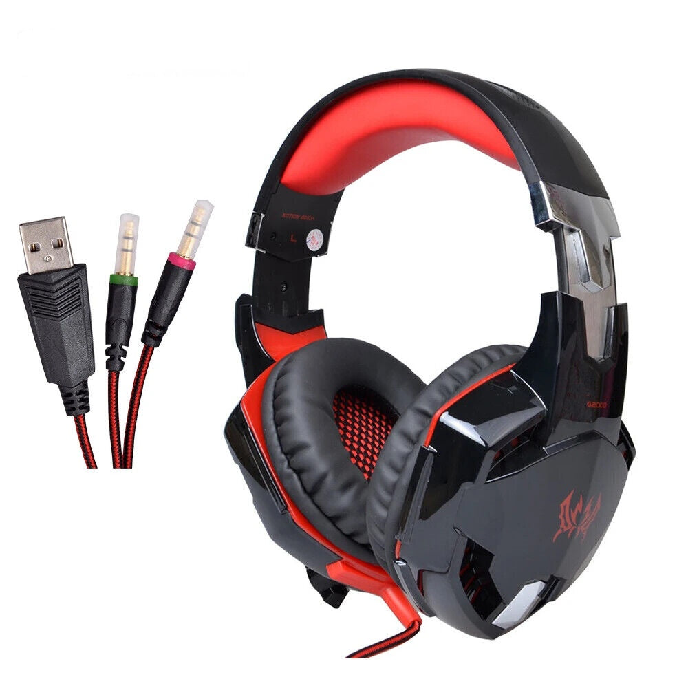 PC Gaming headset Computer headphones 3.5mm with Mic