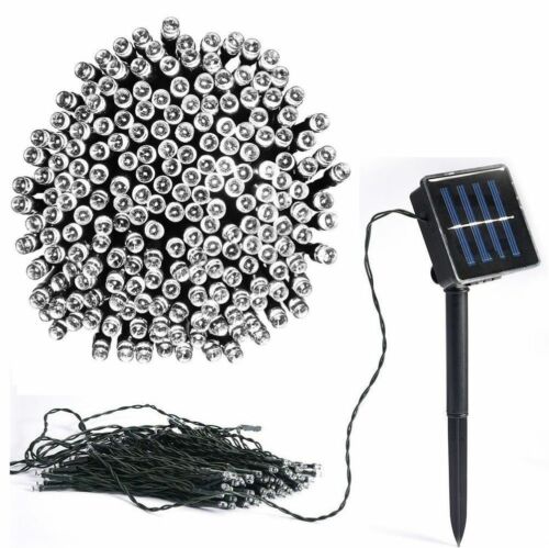 18M 100 LED SOLAR Multicolour/White/Blue Fairy Lights Indoor/Outdoor