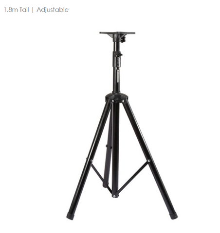 Speaker Stands Heavy Duty Tripod Adjustable Home Studio Stand Tall up to 180cm