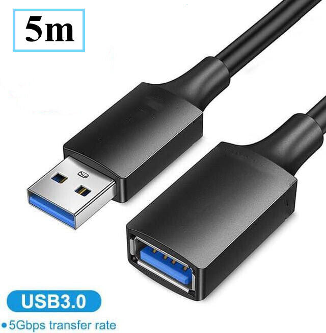 USB Extension Data Cable USB 3.0 Male to Female Adpter Cord For PC Laptop Camera SS16-20