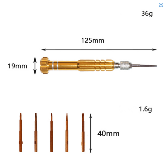 5 in 1 Screwdriver Screw Cell Repair Kit