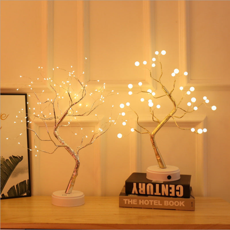 Tree Light LED Night Lamp Fairy Lights USB & Battery Touch Switch