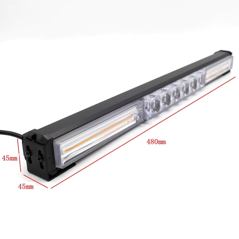 58w 2x COB 6x LED Light Bar Truck Light For Car Pros