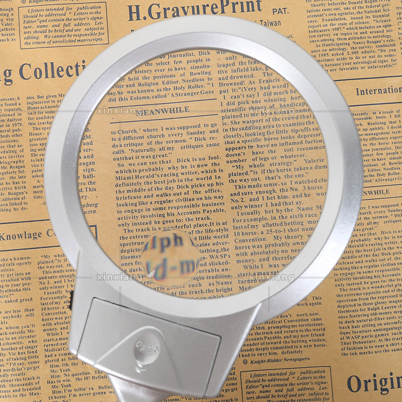 Led Magnifier Desk Lamp Clip-On Table Lamp For Optical Magnifying Glass