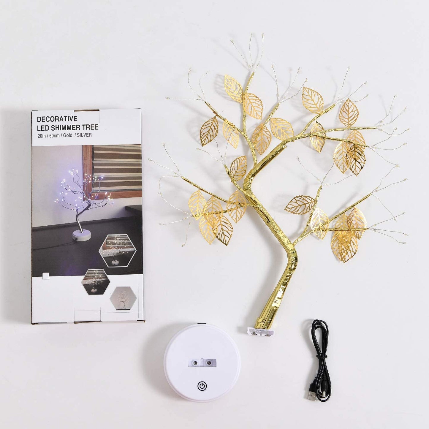 Tree Light LED Night Lamp Fairy Lights USB & Battery Touch Switch