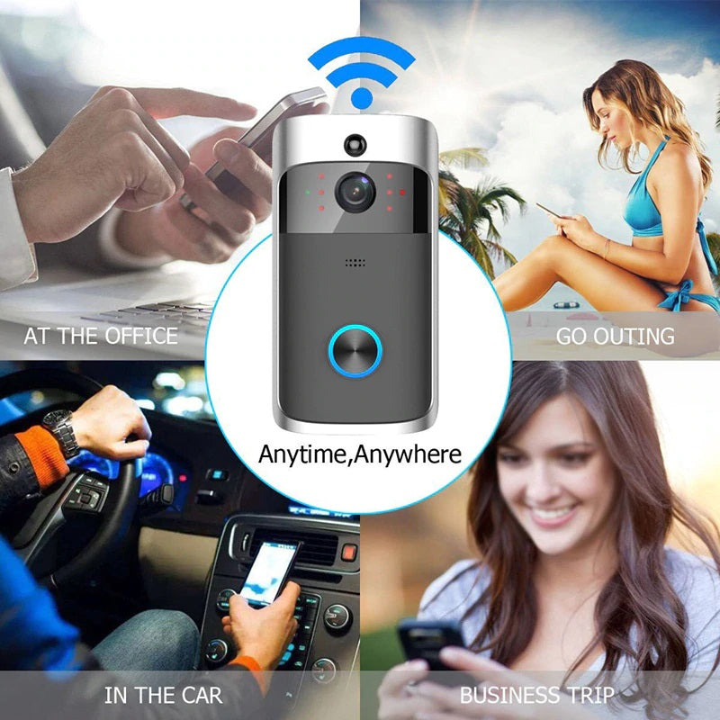 720p HD WiFi Smart Doorbell Security Camera